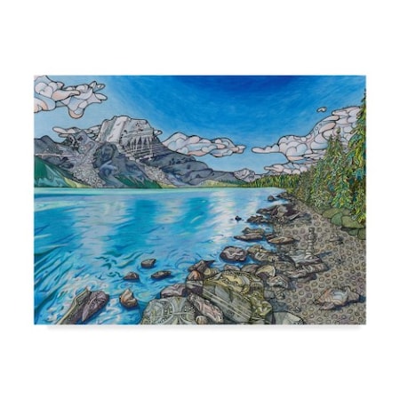Amy Frank 'Mount Robson ' Canvas Art,35x47